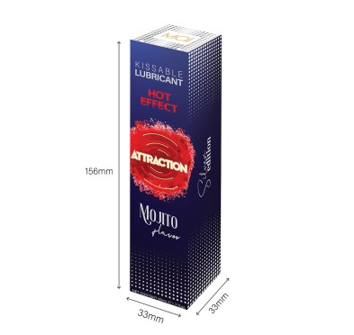 LUBRICANT ATTRACTION HEAT MOJITO 50 ML